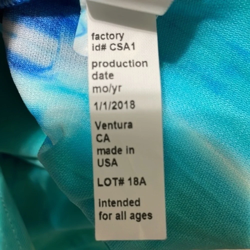 FrostCool Swim by Angela Frost asymmetrical one piece bathing suit. Girls 14.EUC
